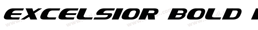 Excelsior Bold Ital字体转换